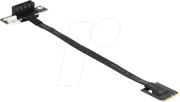 DELOCK 64217 - Riser Karte, M.2 NVMe Key A+E > PCIe x1, 20 cm Kabel