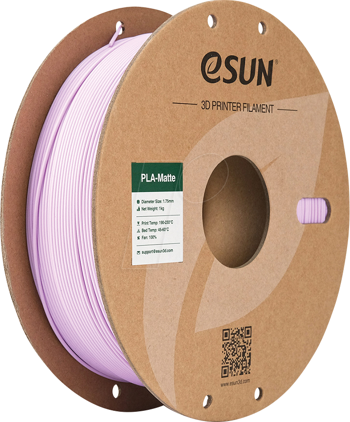 ESUN 72203334 - Filament, PLA-Matt, 1,75 mm, lila, 1 kg