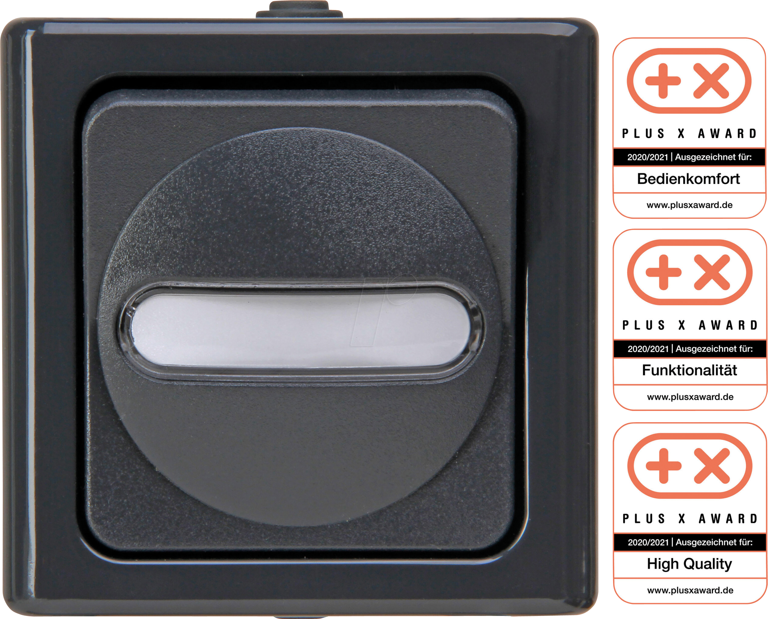 EL BE 560615007 - BLUE ELECTRIC - Universalschalter (Aus-/Wechsel), anthrazit