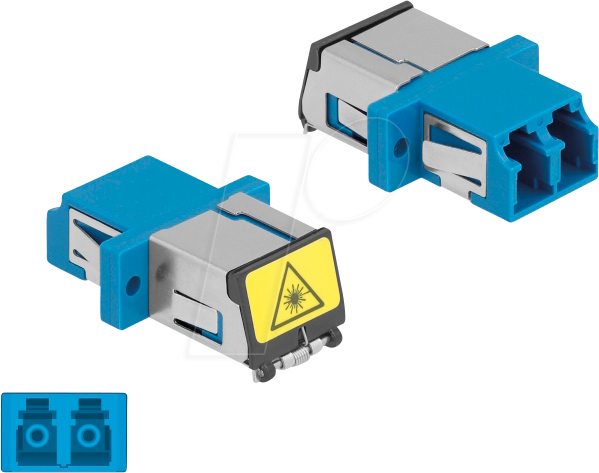 DELOCK 86898 - LWL Kupplung LC/LC Duplex