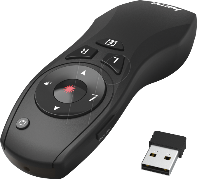 HAMA 139916 - Presenter, Funk, roter Laserpointer