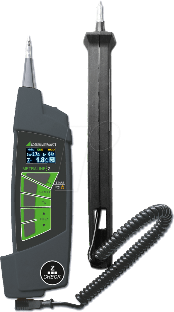 ML Z-CHECK - Schleifenwiderstandsmessgerät METRALINE Z-CHECK, 0 - 200 Ohm