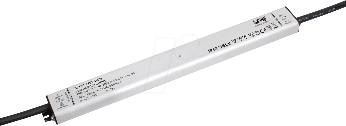 SLT30-24VFC-UN - LED-Trafo, 30 W, 24 V DC, 0 - 1,25 A