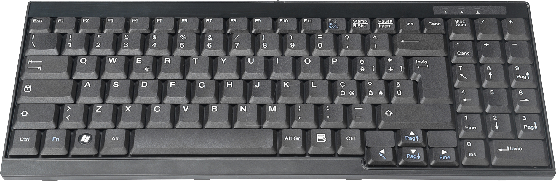 DIGI DS-72000IT - Tastatur für KVM-Konsolen, italienisches Layout