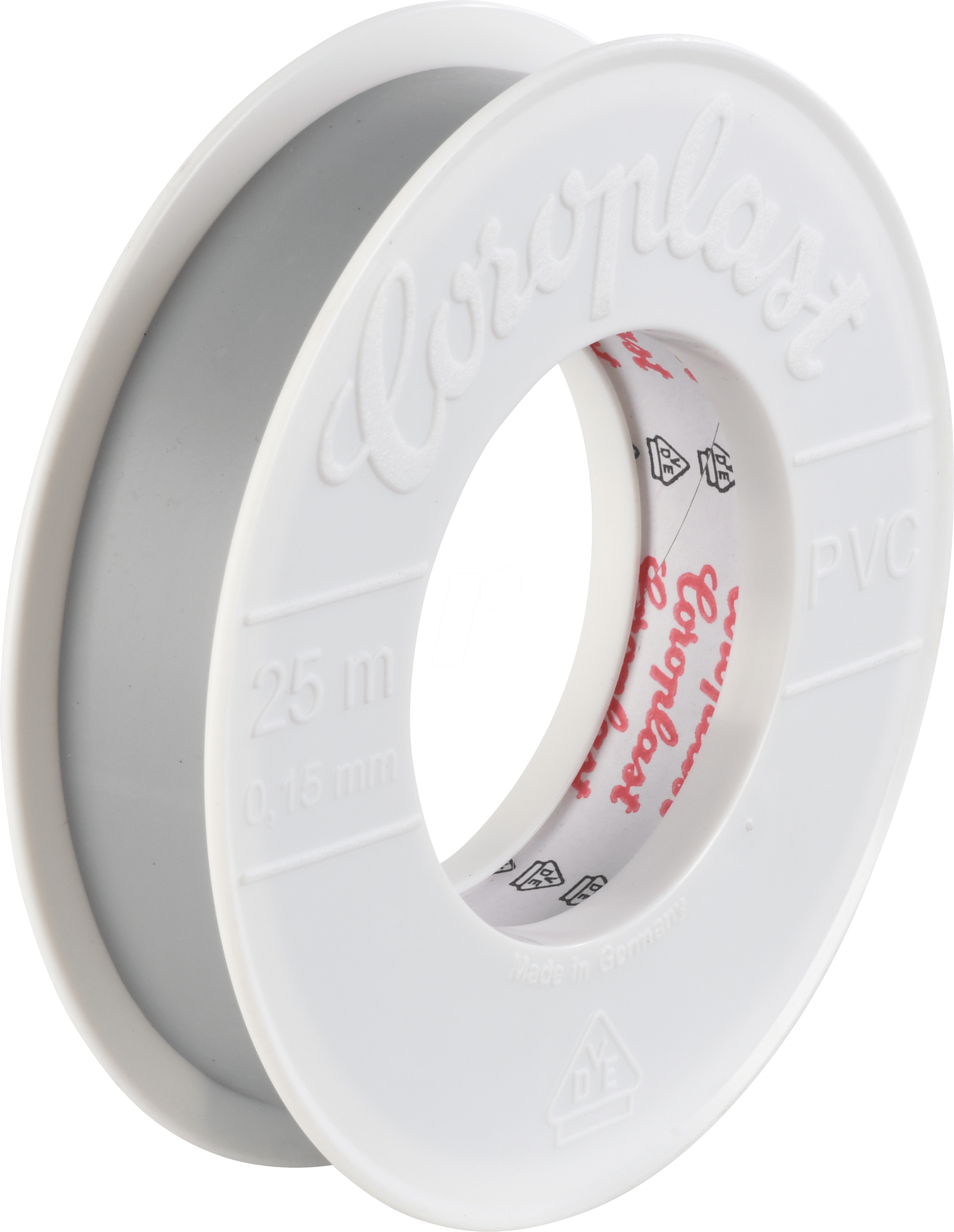 CORO 1828 - VDE Elektroisolierband, 25 m, 19 mm, grau