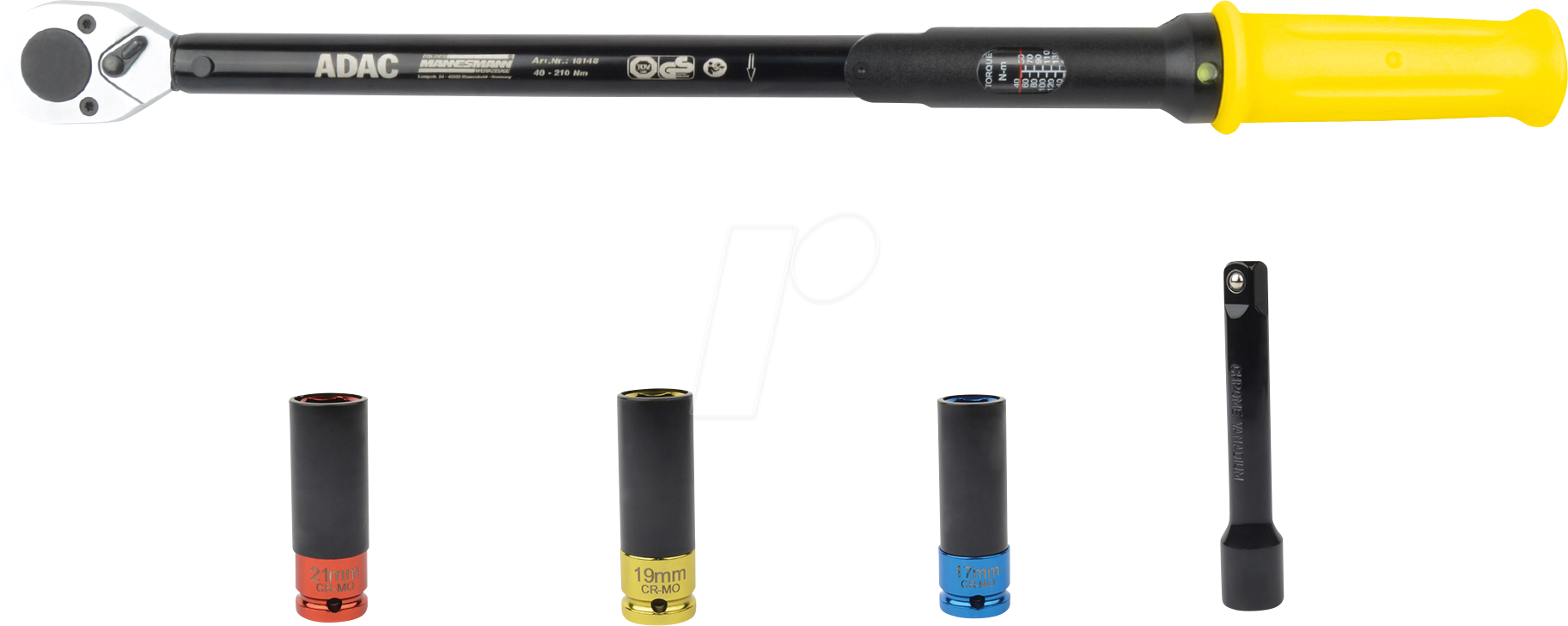 Thumbnail - MAN 18148 - Drehmomentschlüssel 1/2'', 40-210 Nm, Set