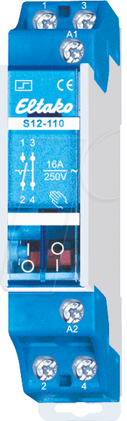 S12-110-230V - Stromstoßschalter - 1 Schließer + 1 Öffner, 230V
