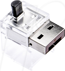 SK NC03P1BN - Kabel Schloss, RJ45, 12 Stück, braun