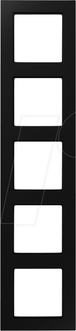 JG A5585 BF SWM - Rahmen 5-fach, graphitschwarz A 5585 BF