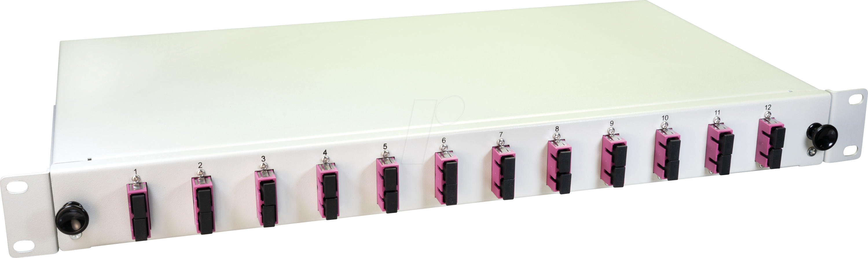 LW 24G50OM4DSC - 19'' LWL Spleißbox, 12x SC Duplex OM4, 1HE