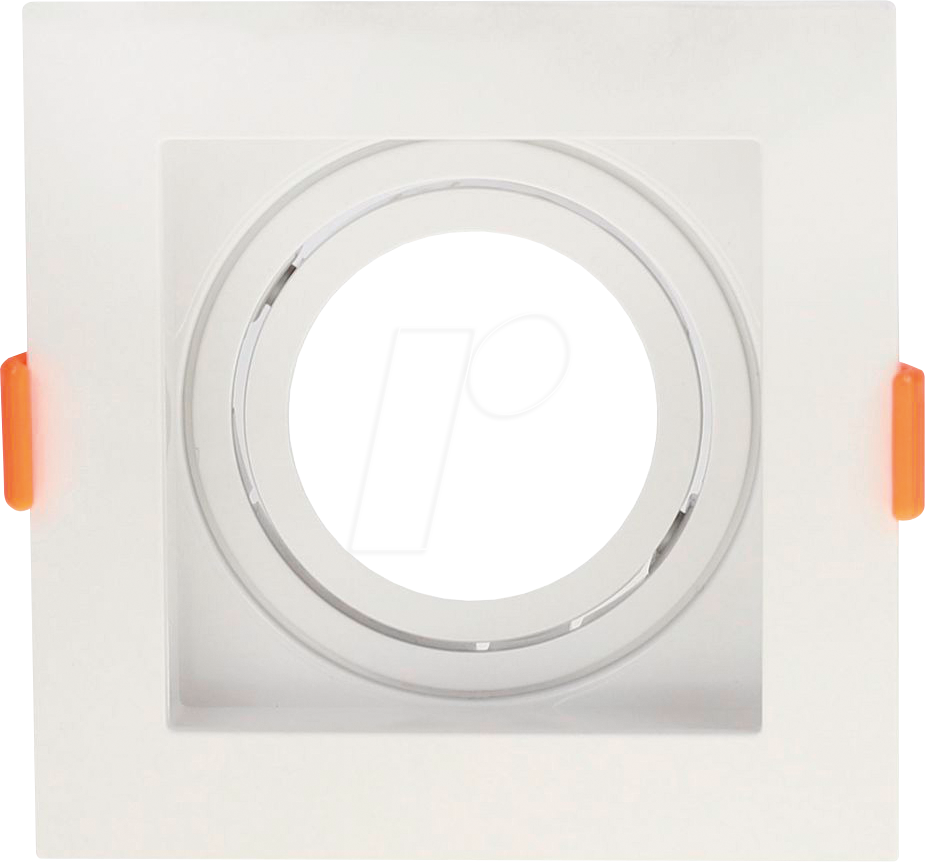 OPT 2050 - Deckeneinbauring, GU10, eckig, weiß