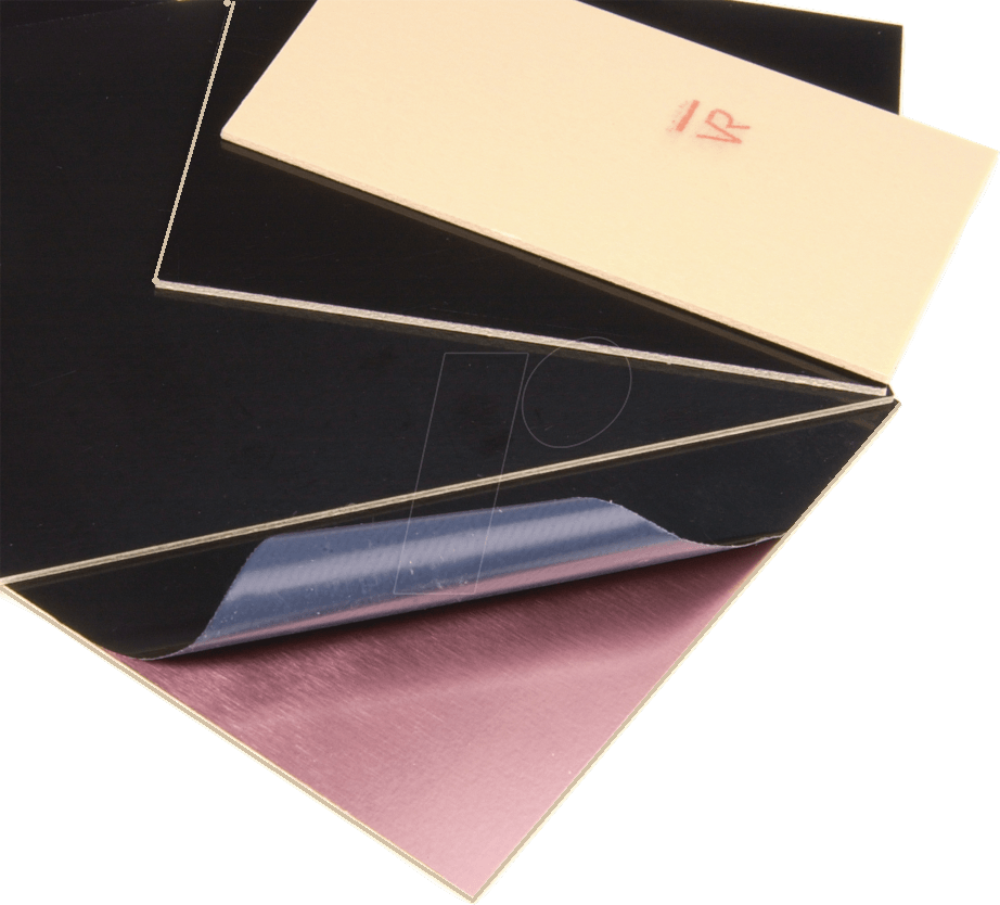 FHPCU 50X100 - Fotoplatine, Hartpapier, einseitig, 50x100mm