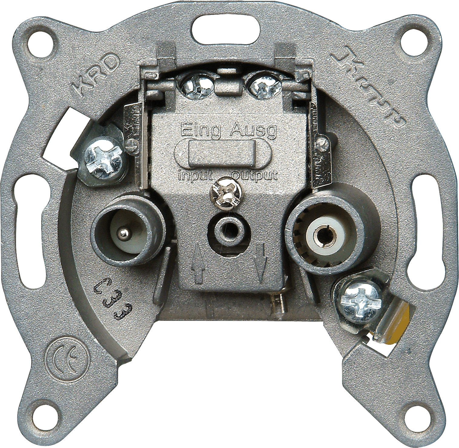 EL KO DS BK - TV/RF-Dose - 2 Ausgänge