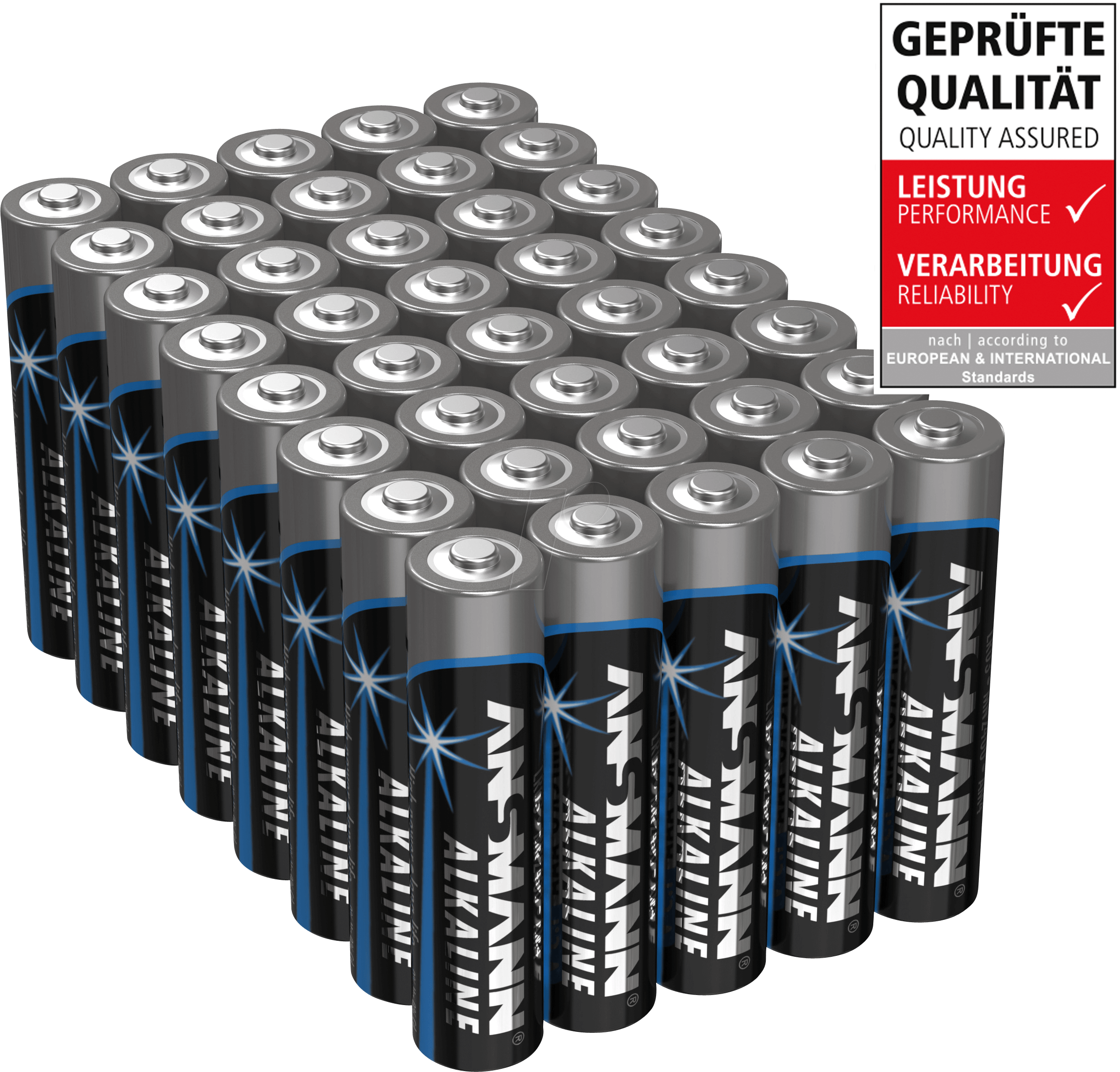 ANS AL40 AAA - Alkaline Batterie, AAA (Micro), 40er-Pack