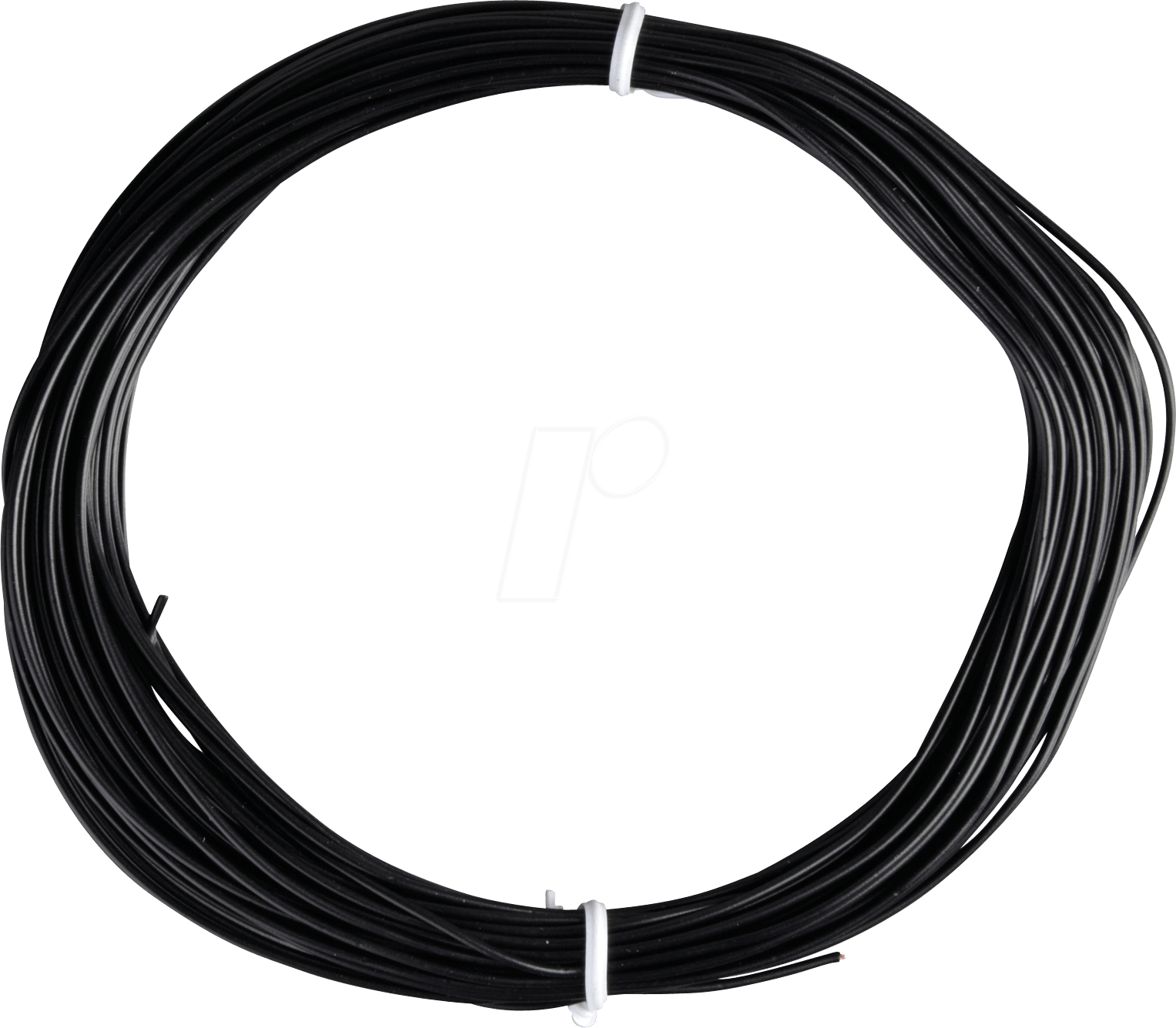 LITZE SW - Kupferlitze isoliert, 10 m, 1 x 0,14 mm², schwarz