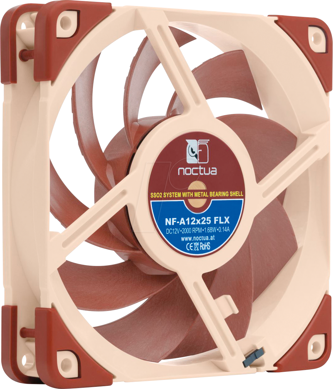 NO NF-A12X25-FLX - NOCTUA NF-A12x25 FLX Gehäuselüfter, 120 mm