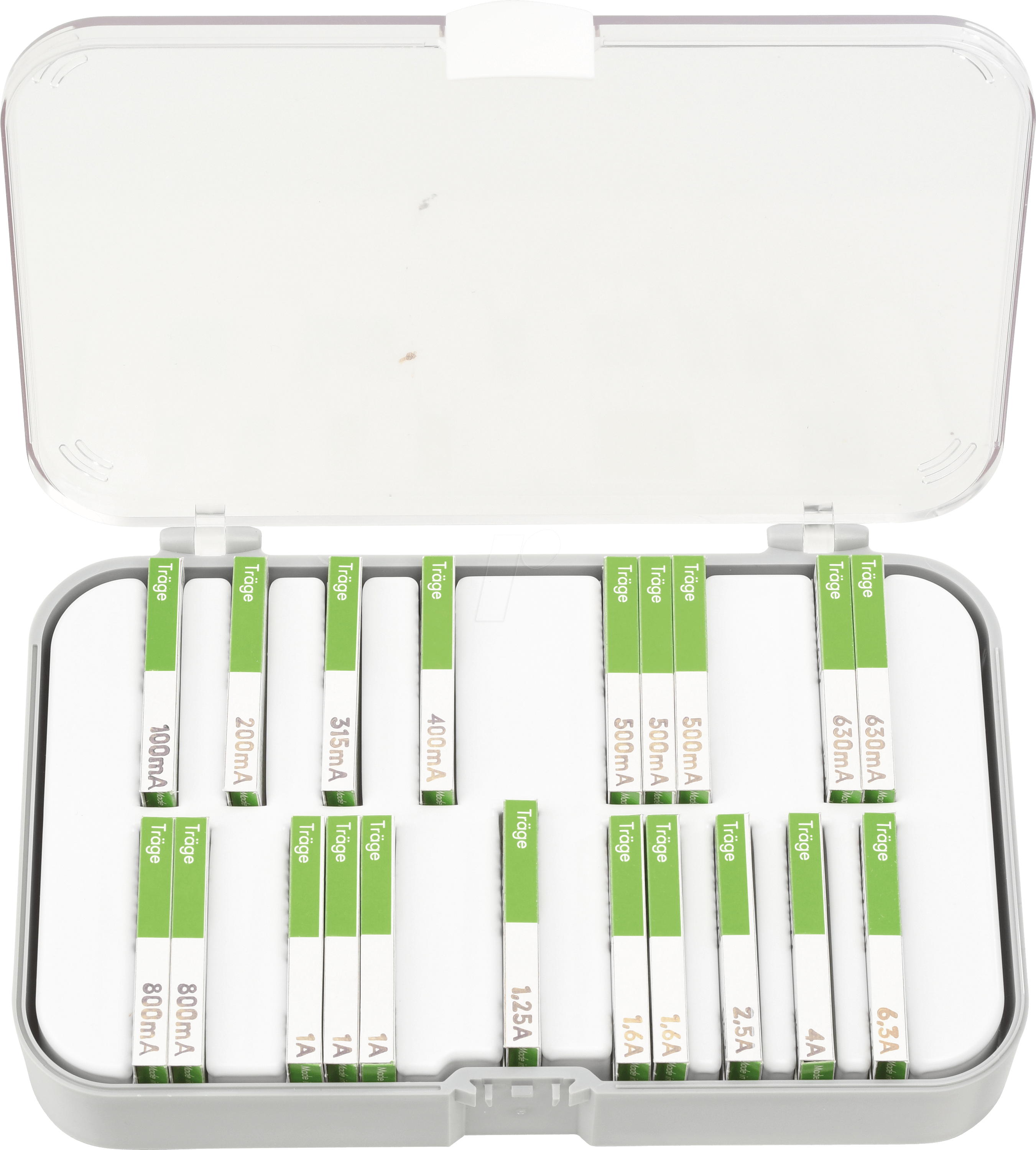 ESKA 522.800 - Sortiment - Feinsicherungen 5x20, träge, 200 St.