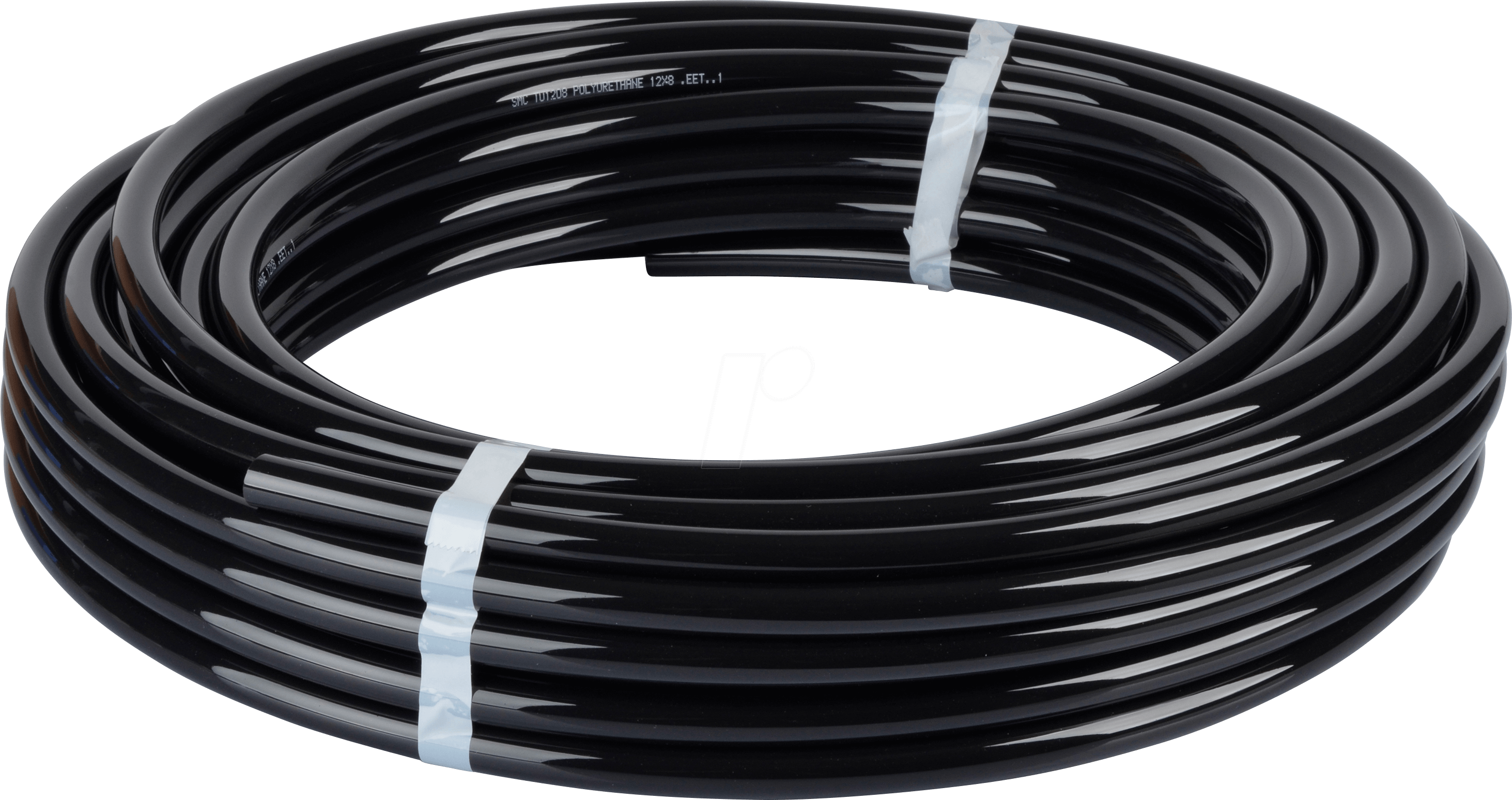 TU1208B-20 - PU-Schlauch 12 mm, 20 m Rolle, schwarz