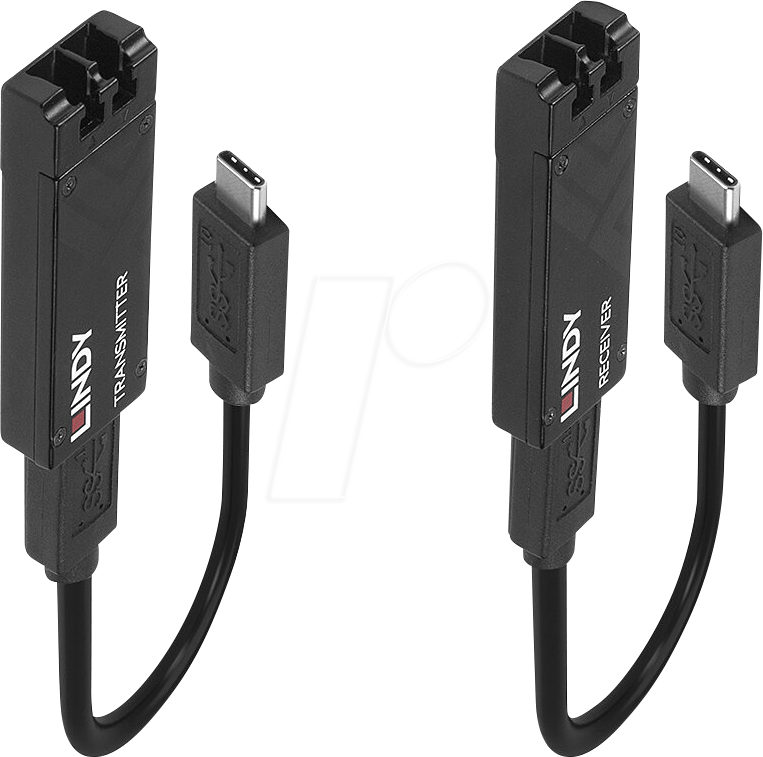 LINDY 43312 - USB 10 Gb/s Extender, USB-C, LWL-LC, bis 100 m