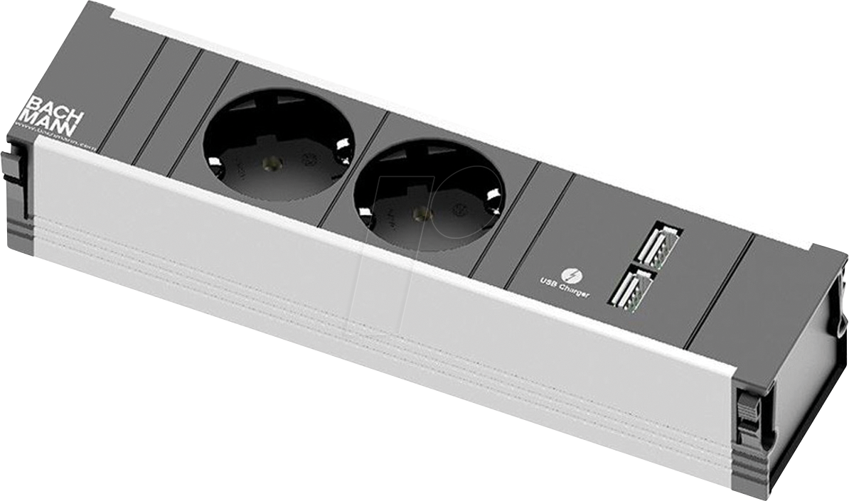 BACH 912.0156 - CONI 2x Schutzkontakt 1x USB Charger