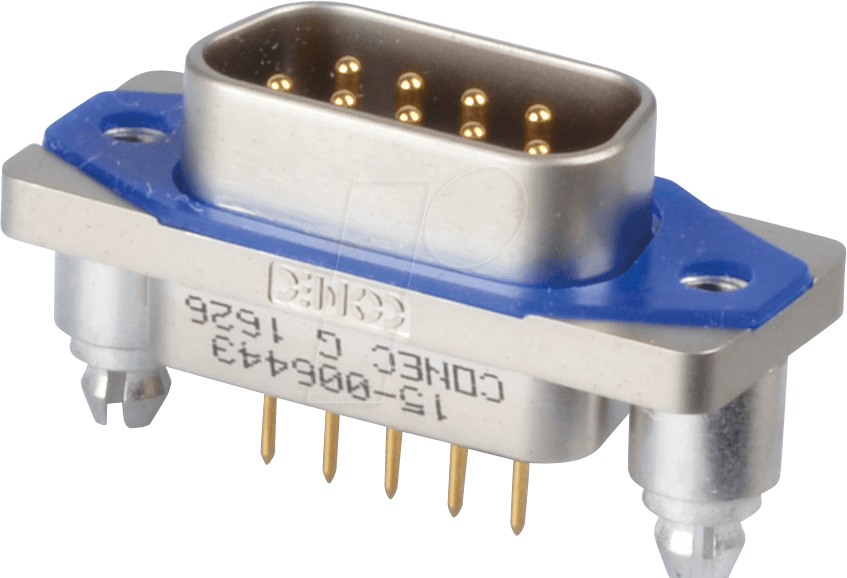 D-SUB ST09 LS - SlimCon D-Sub - Stift, 9-pol, IP67, Lötstift