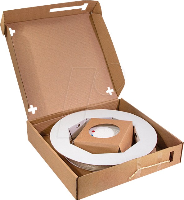 LOGILINK FB2SC20 - FTTH-Anschlußbox, 2x SC/APC, mit 20 m Verlegekabel