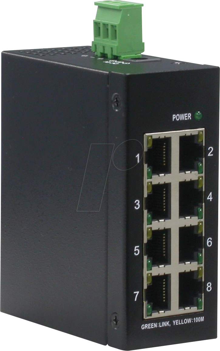 ROLINE 21131156 - Switch, 8-Port, Fast Ethernet