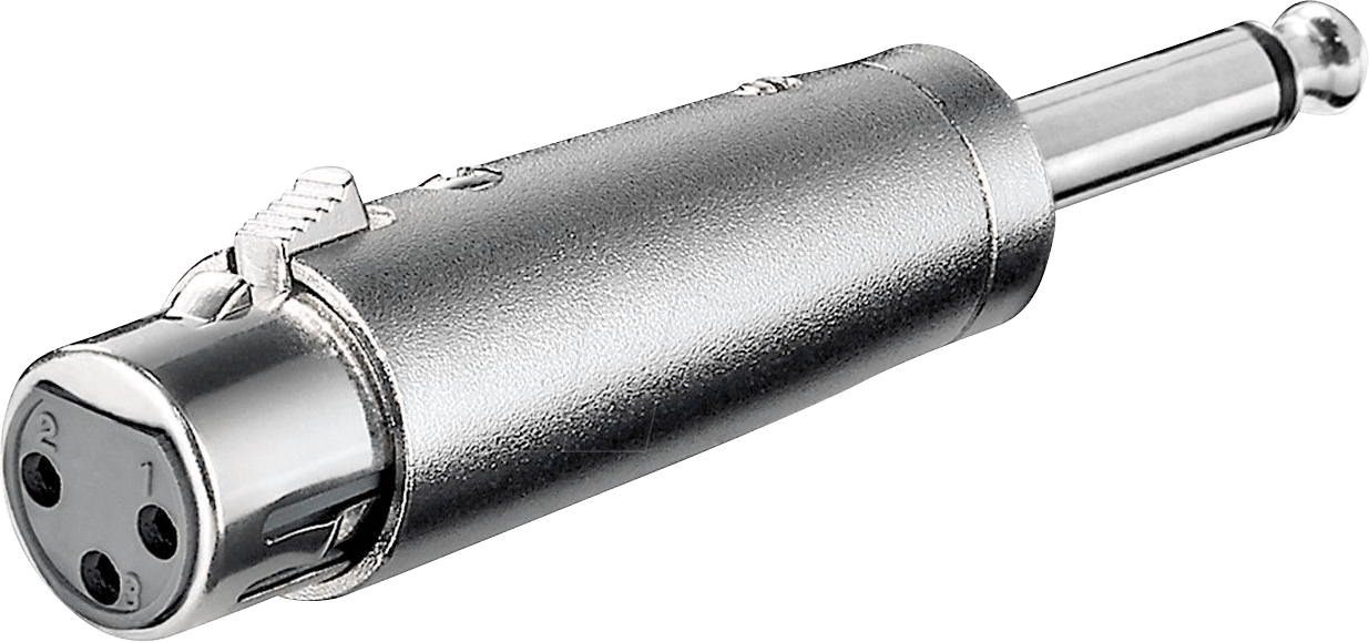 NTA 217 - XLR Buchse auf 6,3 mm Mono Klinken Stecker