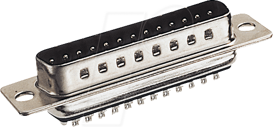 D-SUB ST 25 - D-SUB-Stecker, 25-polig, Lötkelch