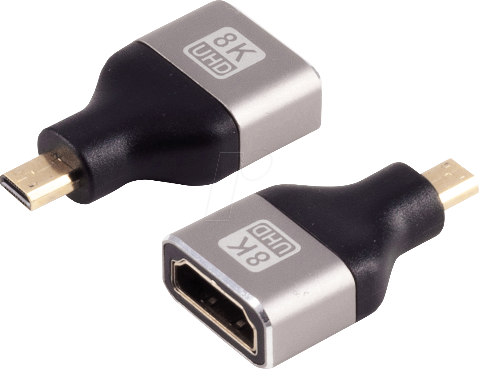 SHVP SP10-01058 - Adapter HDMI-D Stecker/ HDMI-A Buchse, 8K 60 Hz