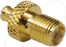 BKL 0416314 - Adapter, MCX-Stecker auf SMA-Kupplung