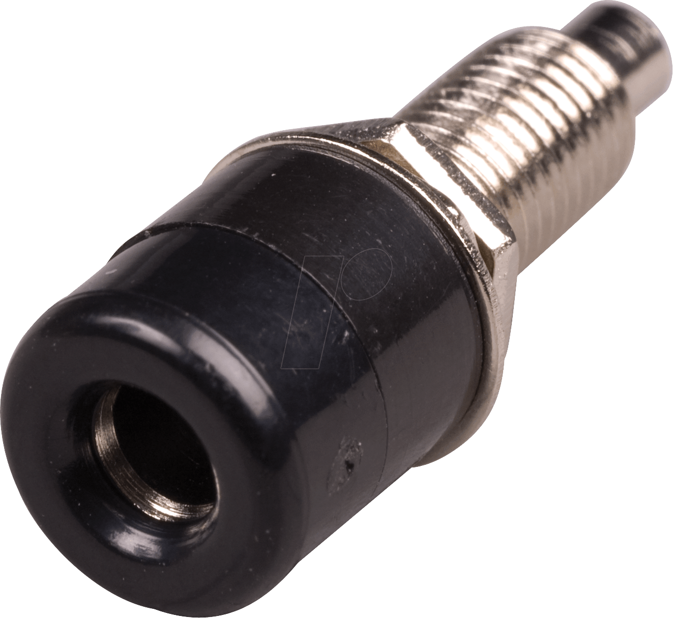 BB 4 SW - Bananenbuchse 4mm, vollisoliert, schwarz