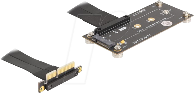 DELOCK 81502 - PCIe 3.0 x4 > 1 x M.2 PCIe 3.0 Key M, 10 cm Kabel