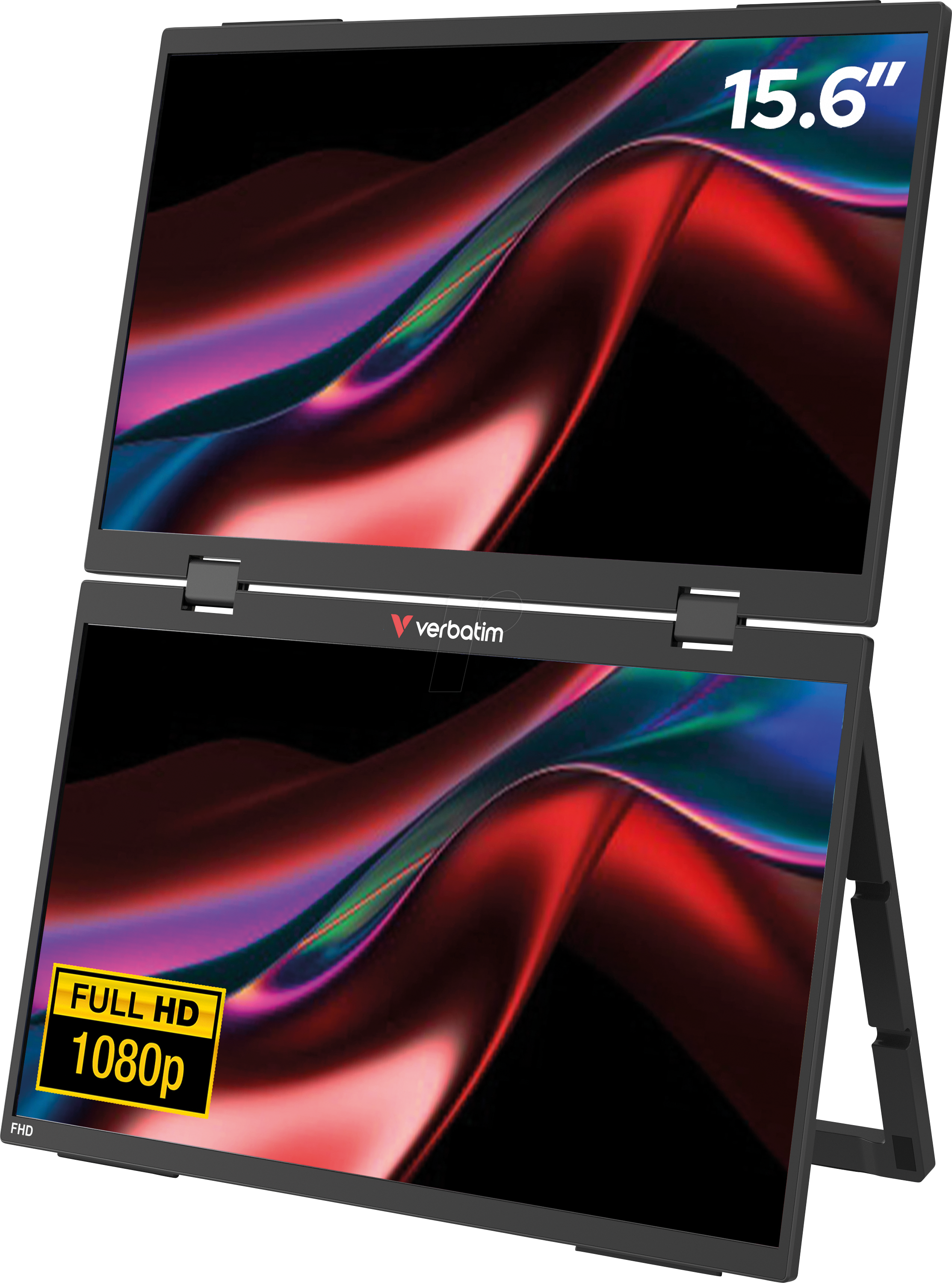 VERBATIM 32403 - 39,6cm Dual-Monitor, 16:9, 1080p, USB-C