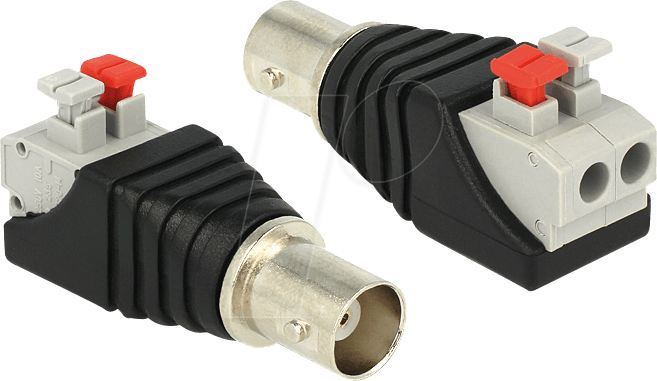 DELOCK 65526 - BNC Buchse > Terminalblock 2 Pin