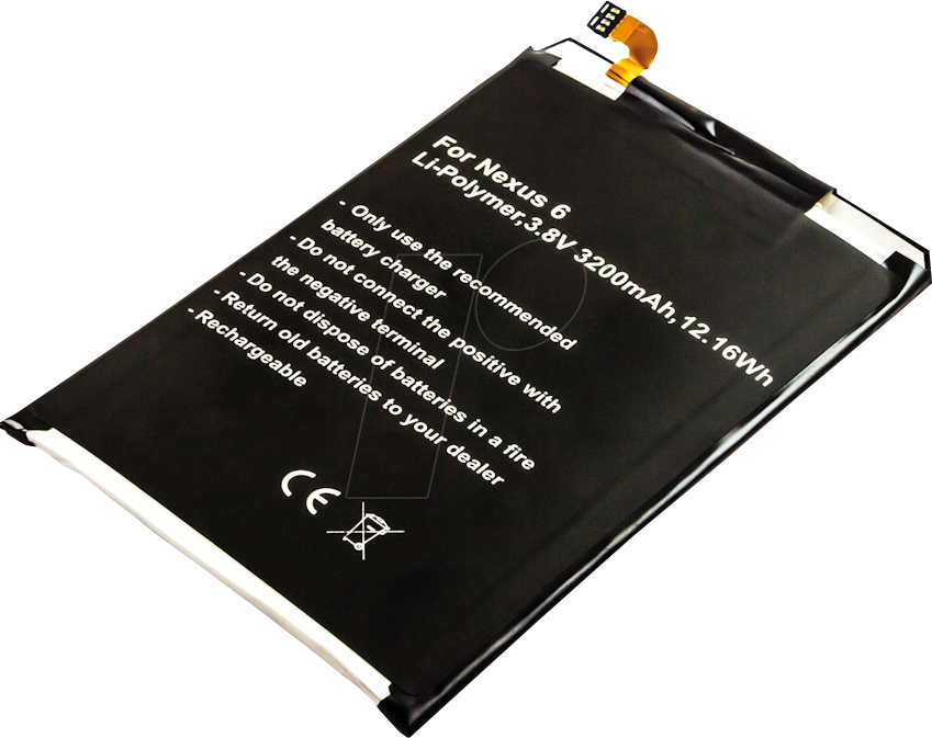 AKKU 13279 - Smartphone-Akku für Google-Geräte, Li-Po, 3200 mAh