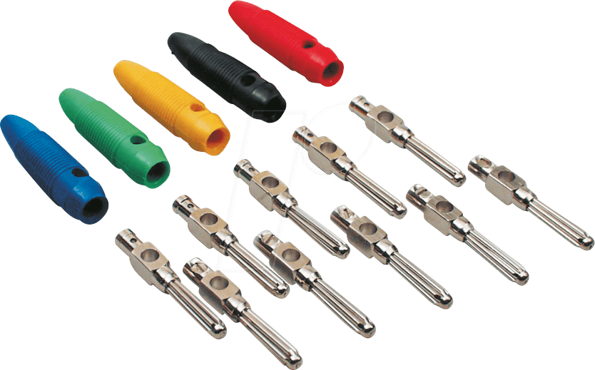 BKL 072164 - Büschelstecker, 4mm, rot