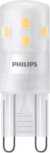 PHI 30181800 - LED-Stiftsockellampe, G9, 1,9 W, 220 lm, 2700 K