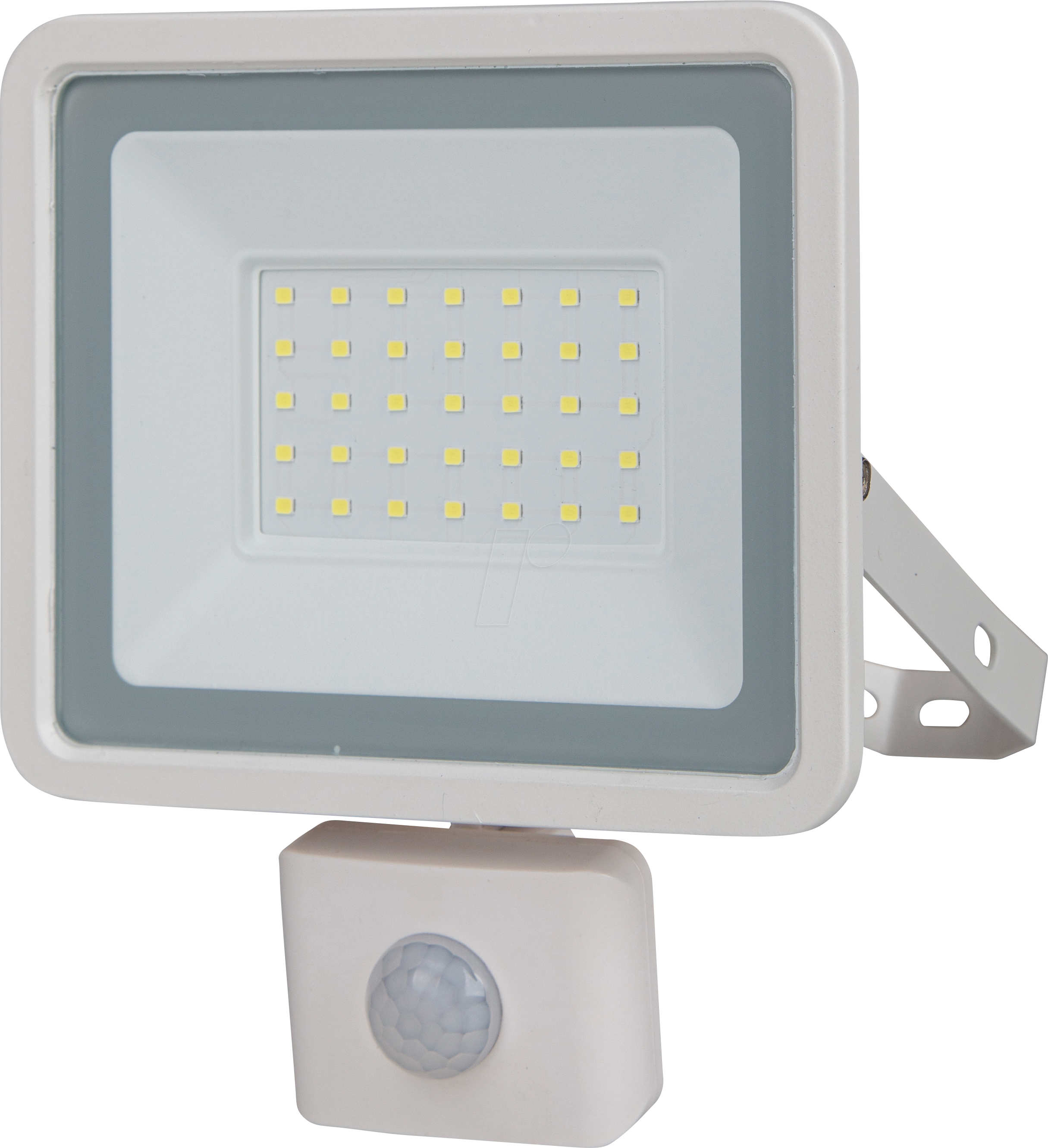REV 2707616010 - LED-Flutlicht, 30 W, 2550 lm, 6500 K, IP44, Sensor, weiß