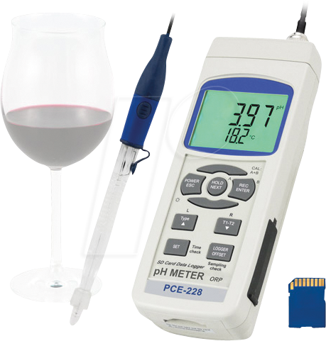 PCE 228WINE - PH-Messgerät PCE228-WINE