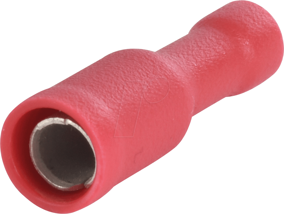 VT RSH-R - Rundsteckhülse, 0,5 - 1,5mm², rot