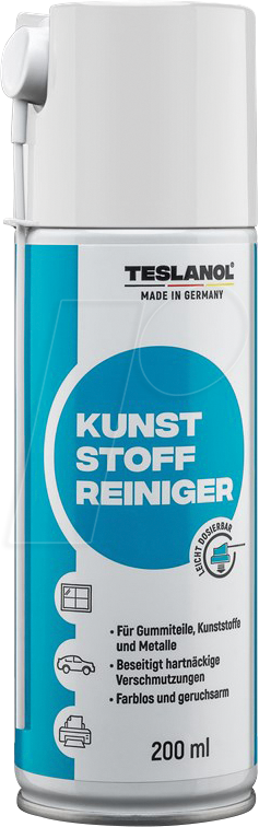 TESLANOL 26041 - Kunststoffreiniger Spray mit 200 ml und Sprühröhrchen