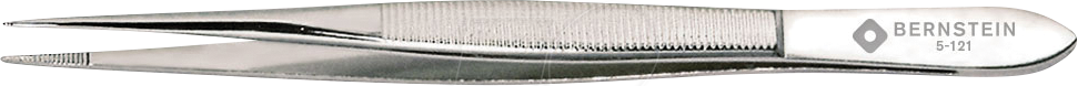 Thumbnail - BERN 5 121 - Pinzette, gerade, gezahnt, anatomisch, 120 mm