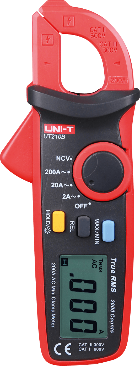 UT 210B - Stromzange, digital, AC, bis 200 A