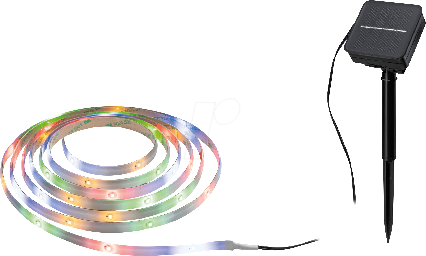 PLM 78897 - Solar LED Stripe 3m RGBY 0,3W 1,2V