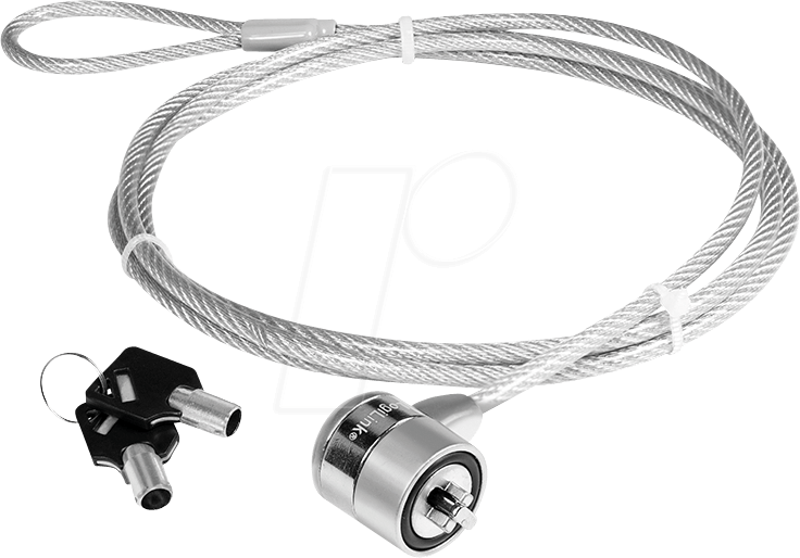 LOGILINK NBS003 - Laptopschloss, Schlüssel, 1,5 m