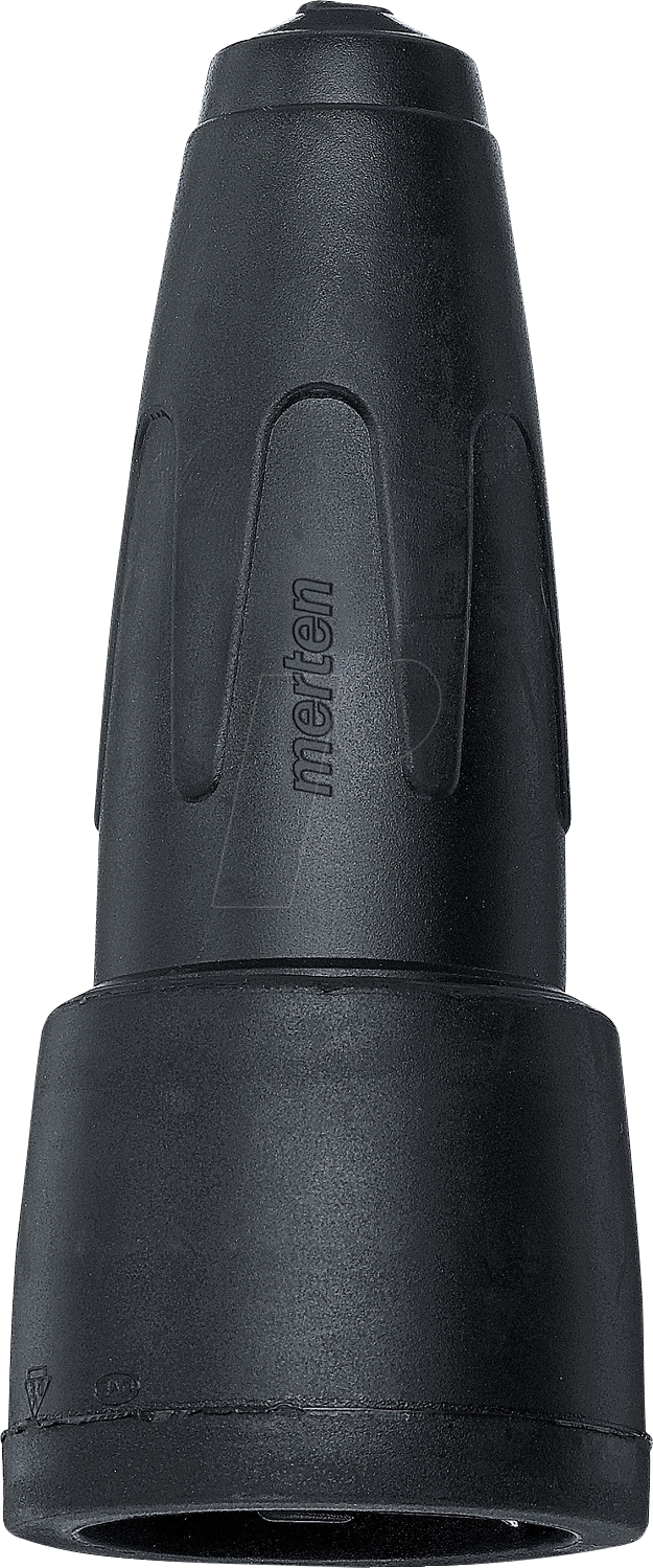 ME 172991 - Merten Vollgummikupplung, schwarz, IP20