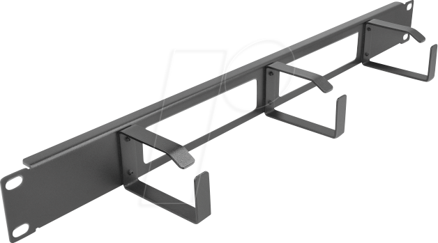 Thumbnail - DELOCK 66657 - Rangierpanel 19'', 2 Öffnungen, 3 Bügel, 1 HE, schwarz