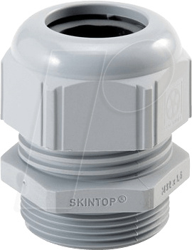 LAPP 53015000 - Kabelverschraubung, PG 7, Ø 2,5 - 6,5 mm, silbergrau, IP68