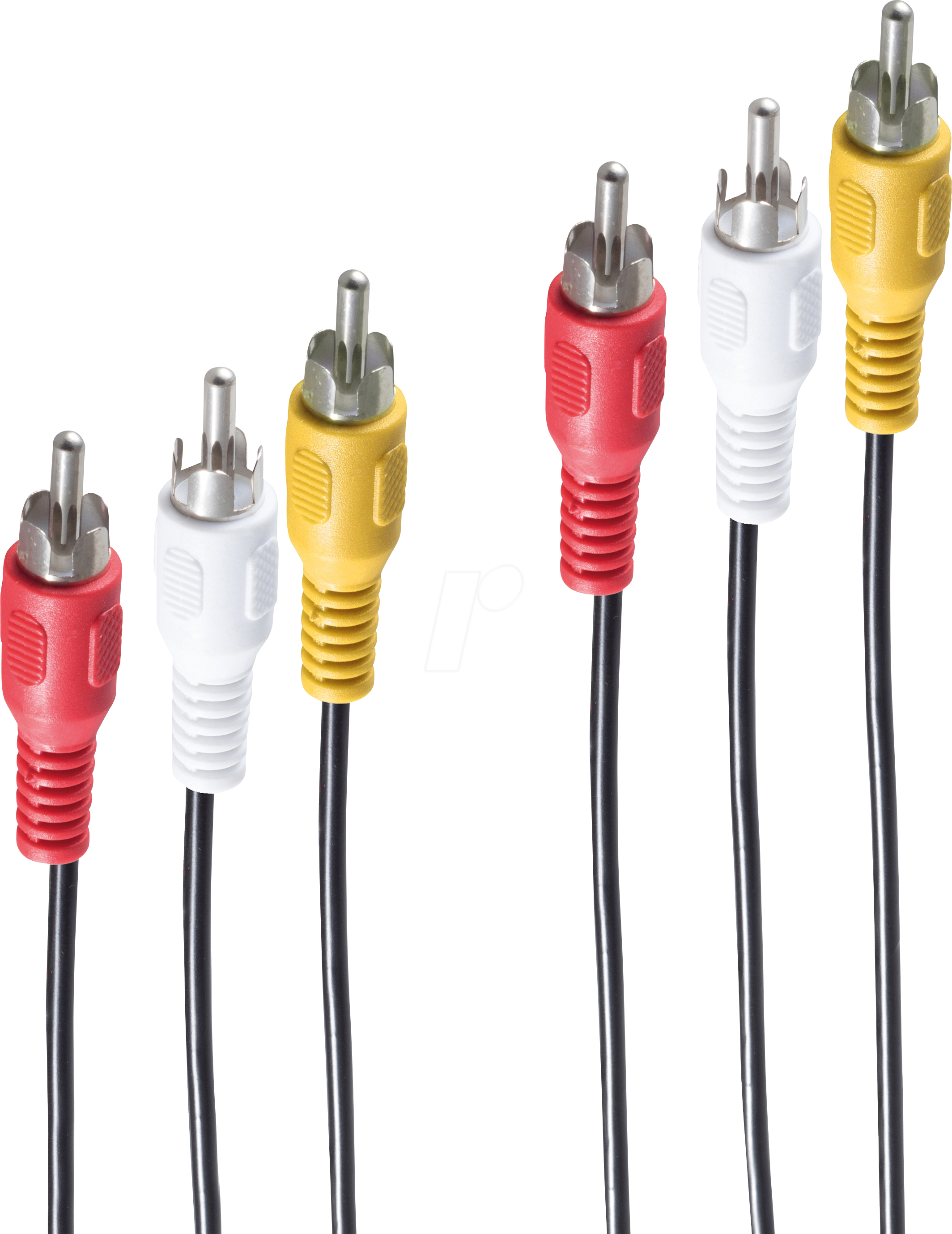 SHVP BS40150-2.5 - Cinch Audio Kabel, 3x Stecker, 2,5 m